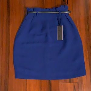 Tommy Hilfiger Ruched waist belted skirt Sz 2 NEW!